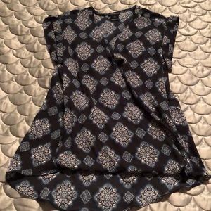 Ann Taylor drapey wrap top XS
